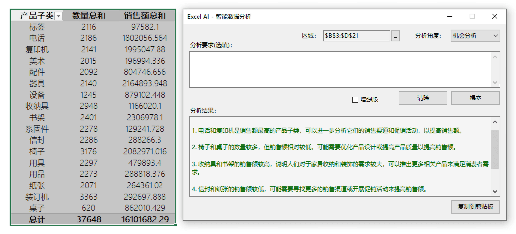 Excel AI：智能函数实现数据提取、批量转换、公式生成、数据分析-44