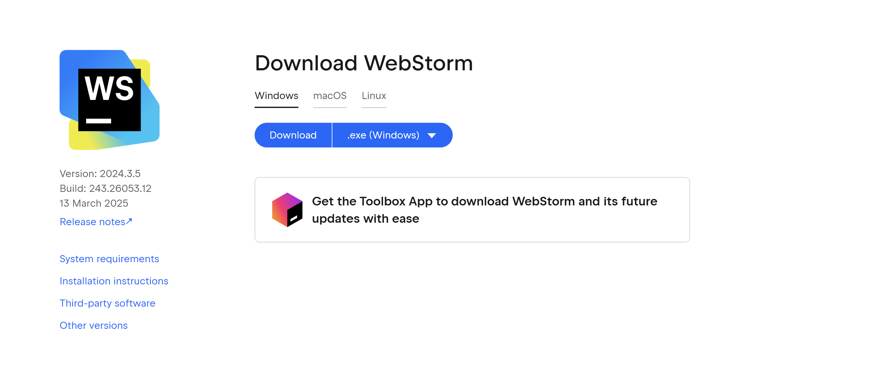 2024.3.5 WebStorm激活教程（亲测有效，附激活码）
